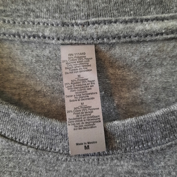 Medium Slim-fit Gray Tee NWOT - Picture 3 of 7